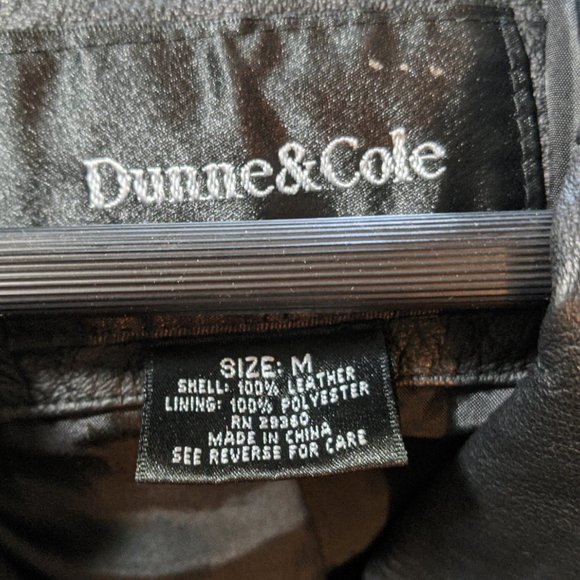 Dunne & Cole leather jacket, size M - Picture 2 of 6
